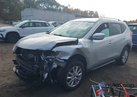 2017 Nissan Rogue Sv z USA, uszkodzony, nr VIN KNMAT2MV8HP557240